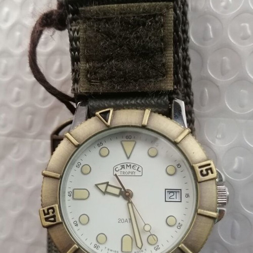 Camel Active watch like new, men's, green and yellow