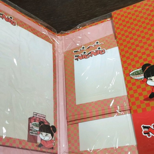 Pucca Niu Niu Cute Friend stationery set new