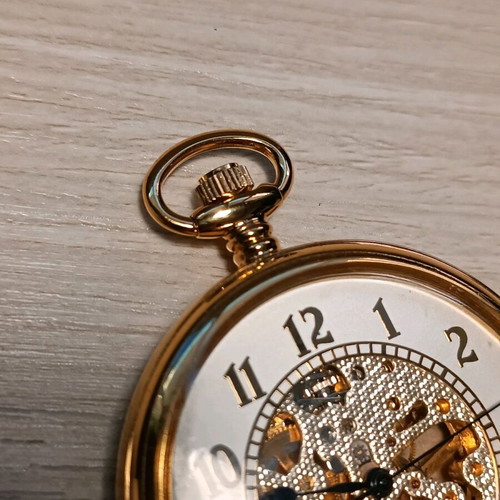 Inora pocket watch manual wind like new with chain
