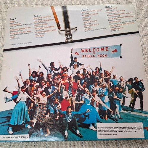 Grease Original Soundtrack 2XLP rock like new