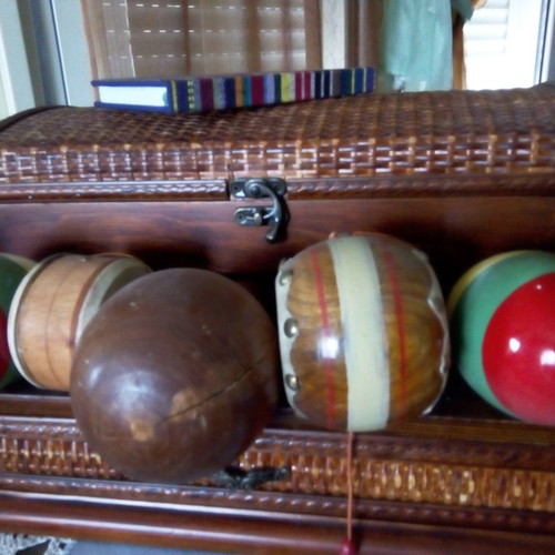 Maracas and other ethnic musical instruments used