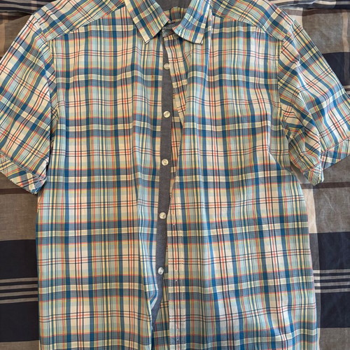 Mexx medium shirt like new, white and blue