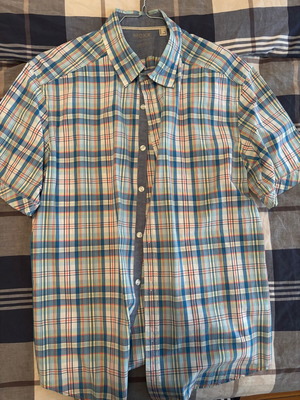 Mexx medium shirt like new, white and blue