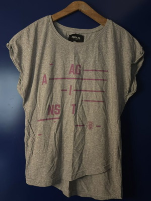 PAOK Authentics Asymmetric Grey Women's Sleeveless Top like new