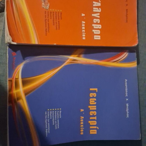 Algebra and Geometry Textbooks for A Lyceum like new
