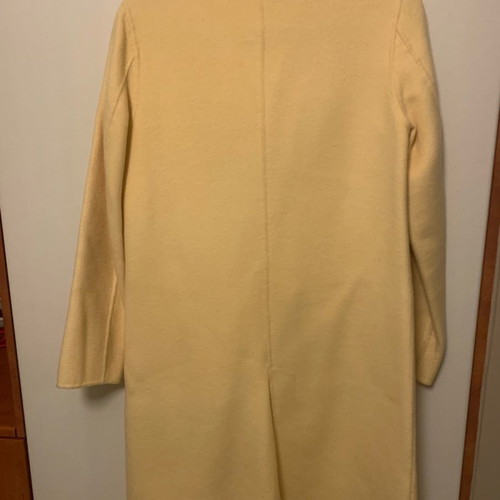 Zara coat used, handmade, yellow, size XS