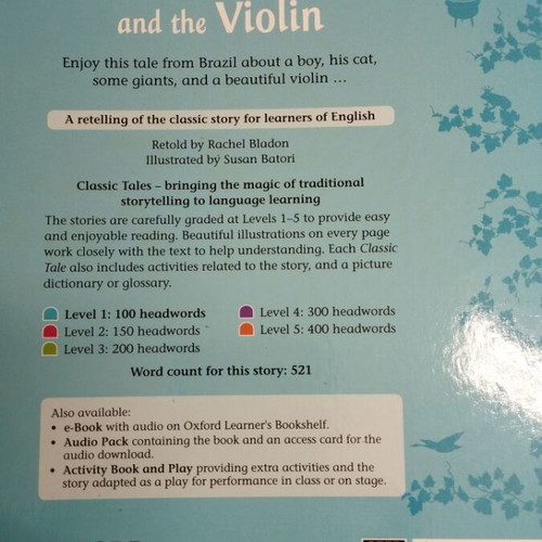Children's book The boy and the violin new, English