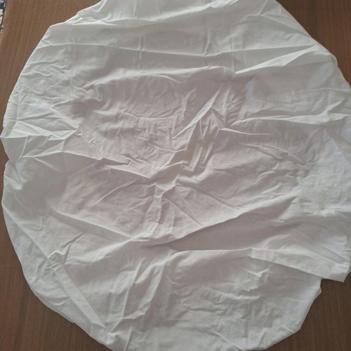 Stokke Sleepi Mini V3 fitted baby sheet like new, white and beige