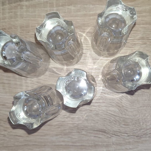 Vintage set of 6 Mavrodafni Cambas glasses, like new