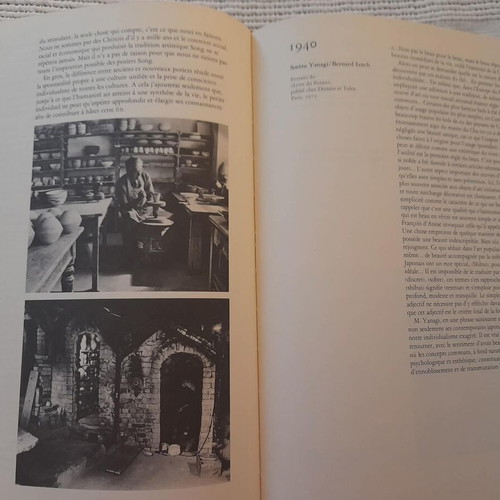 Book L'art de Bernard Leach hardcover like new, in French