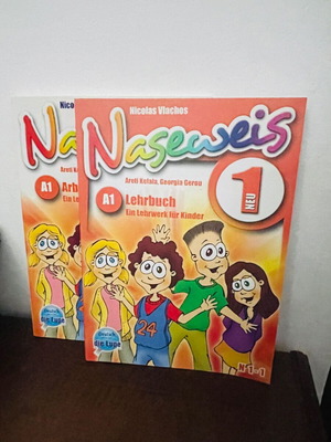 Naseweis 1 neu Arbeitsbuch and Lehrbuch German language learning books new