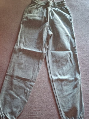 Sportswear pants new, cotton, gray, size XS