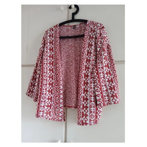 H&M patterned cardigan new, size large, John Galliano