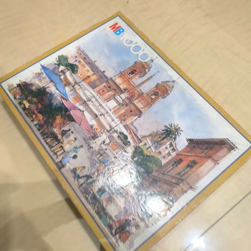Puzzle with colorful city image 1000 pieces new BGM1001