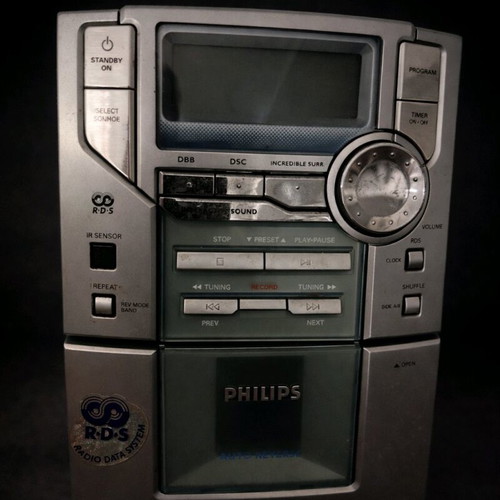 Philips MC-20/22 Micro Hi-Fi system used with Bass Reflex speakers