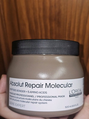 LOREAL Repair Molecular Hair Mask 500ml new