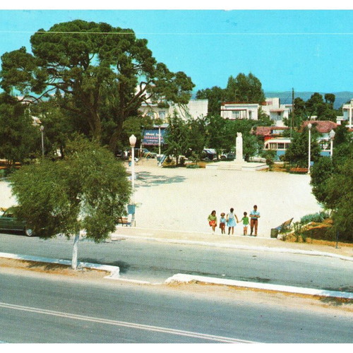 Collectible postcards used, pack of 10, 1970-80