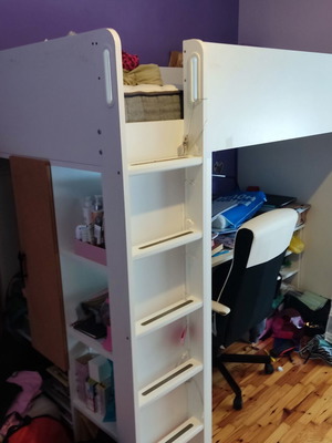 IKEA Bed-Desk like new with anatomical mattress