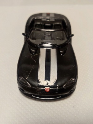 Dodge Viper RT/10 1993 1/43 Scale Diecast Black with Silver Stripes like new