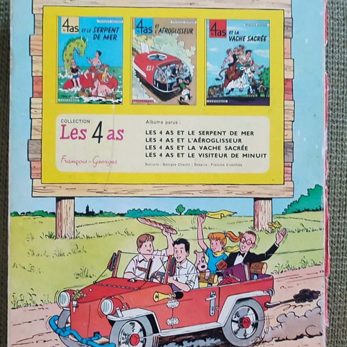 Vintage French comic Les 4 As et le visiteur de minuit used