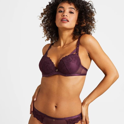 Aubade Paris Femme Passion Tanga new, Wineberry color, Small