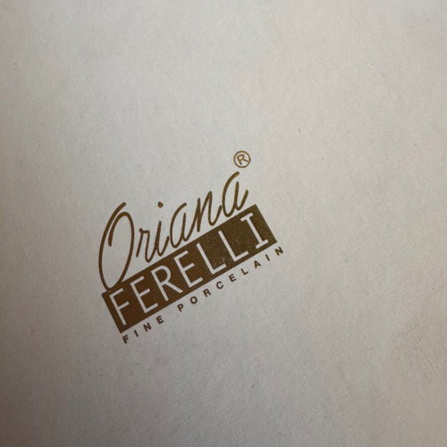 Oriana Ferelli porcelain tea cup with lid new in gift packaging