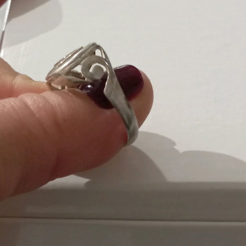 Silver 925 ring new with hallmark size 56-57