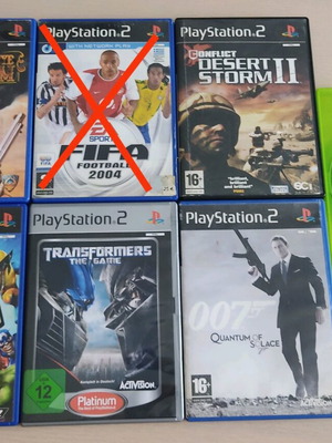 PlayStation 2 games like new, pack of 6
