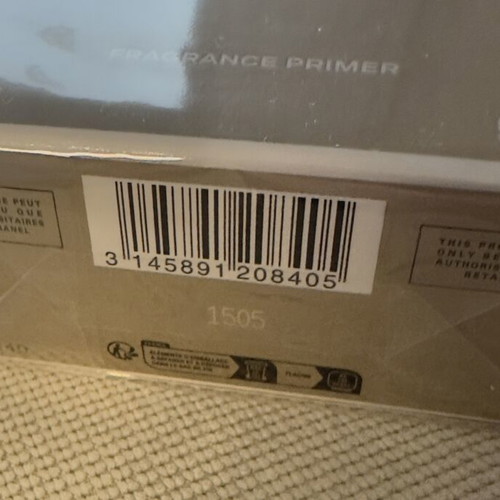 Chanel Gabrielle fragrance primer new, moisturizing spray