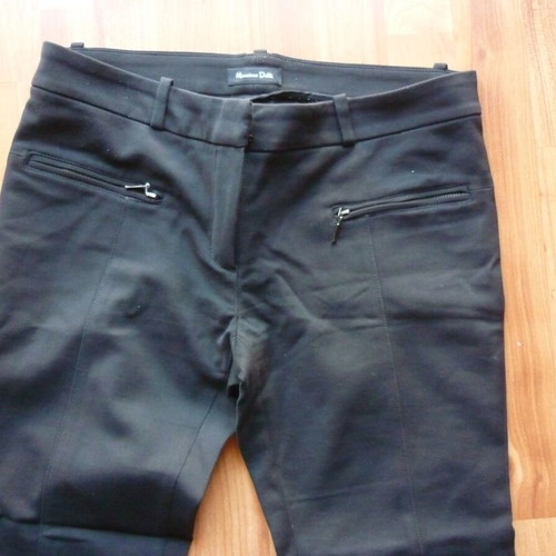 Massimo Dutti women's pants used, elastic, size M/L, black