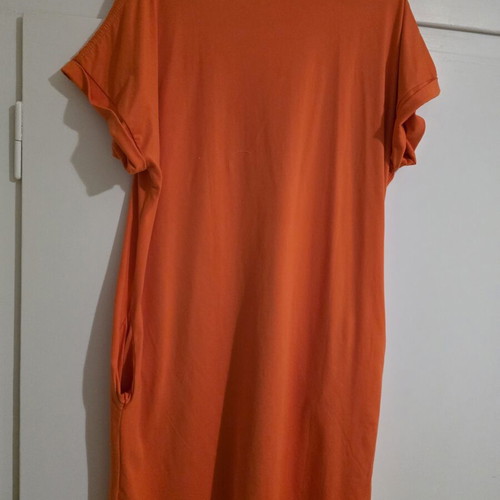 Urban Classics cotton summer dress orange XL new