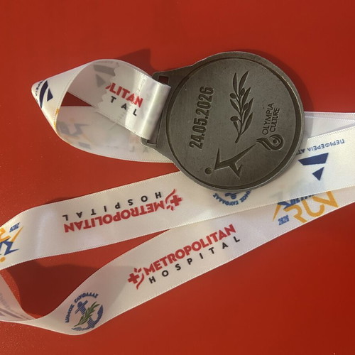 Glyfada Run 2nd Medal commemorative, like new