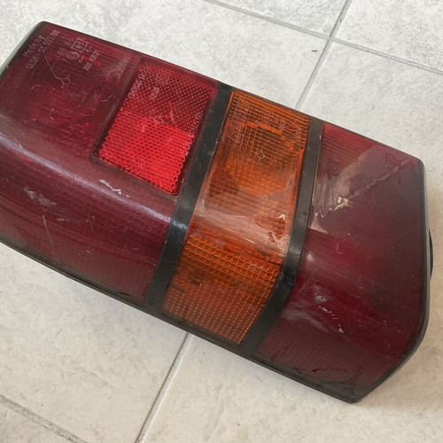 Fiat Panda mk1 rear left glass for stop, indicator, side light, used, original