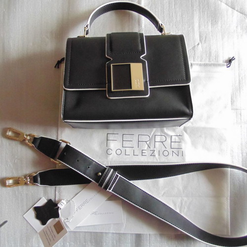 Ferre Italian Women's Shoulder Bag new, 100% leather