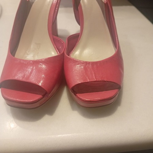 Nine West pink platform sandals size 40 like new