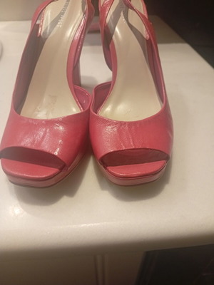 Nine West pink platform sandals size 40 like new