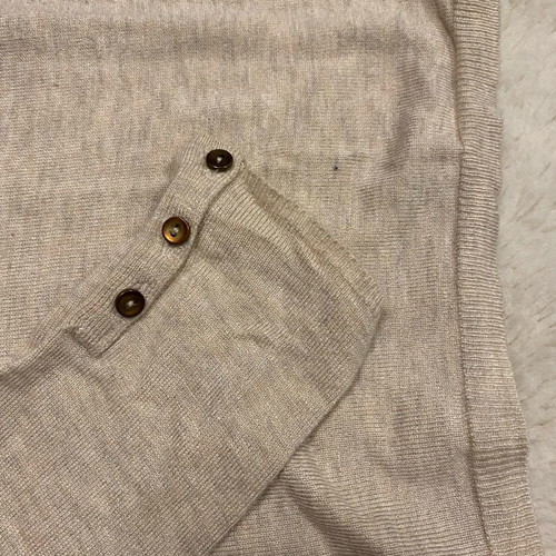 Stradivarius thin turtleneck used, size S, beige with buttons