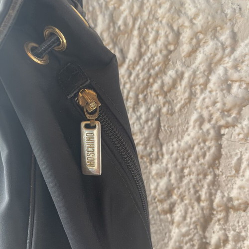 Moschino backpack like new, black color
