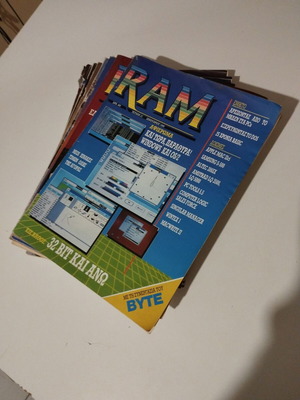 Ram magazine used, 11 issues from 1990