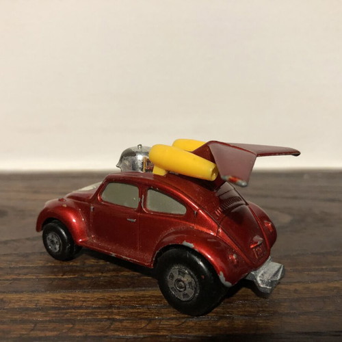 Matchbox Superfast No. 11 Flying Bug toy car used, Volkswagen Beetle 1972