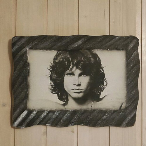 Jim Morrison wooden frame like new, handmade