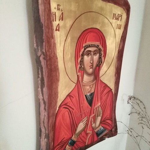 Ag Marina Handmade Icon in Like New Condition