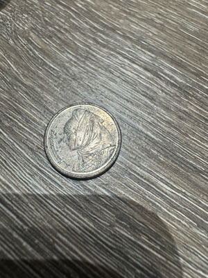 Coin 1 drachma 1960 Bouboulina used