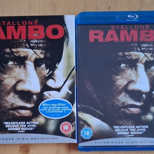 Rambo Blu-ray with English subtitles, action thriller