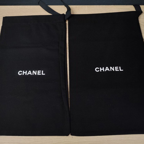 Chanel dustbags and empty shoe box used, set of 2