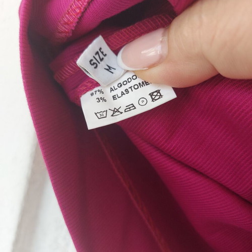 Bon Voyage Mini Fuchsia Skirt 100% Cotton Medium New