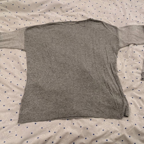 Oysho jumper like new, white and grey, size M