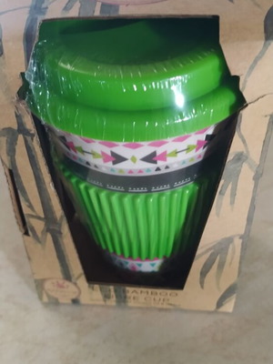 Thermos 400 ml new, bamboo