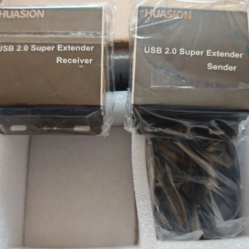 HUASION USB 2.0 Extender over CAT5e/CAT6 up to 60m new
