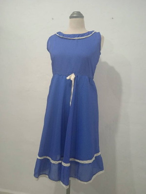 Polka Dot Dress used blue size M 38 10